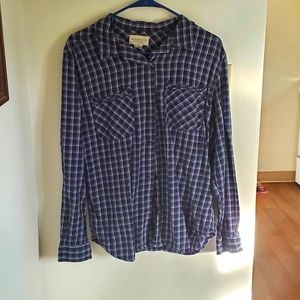 Ralph Lauren Denim &  Supply blue/white striped shirt 👕 Medium